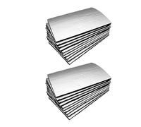 Sound Deadening 10/20PCS 5mm Car Sound Deadener Heat Insulation Mat Aluminum Foil Car Sound Proofing Deadening Pad Deadener Anti-Noise Pads(20PCS)