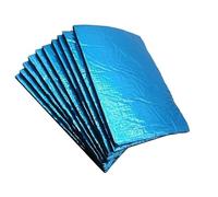 Sound Deadening 10pcs 25cm*18cm Sound Deadener Heat Insulation Mat Car Van Proofing Deadening Car Hood Insulation Thickness 5mm(10pcs Blue)