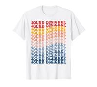 Sound Designer Groovy Retro T-Shirt