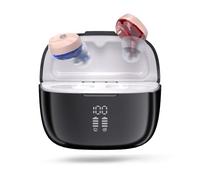 Sound Device Rechargeable with Charging Case-Auto Turn On/Off (Light Black)