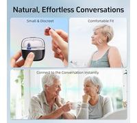 Sound Device with Charging Case- Auto Turn on/Off & Noise Cancellation Function,Clear Sound & Adjustable Volumes