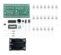 Sound Driven LED Light Kit With Battery Box For Educational DIY Construction And Core Electronic Principles Instruction(B)