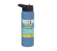 Sound Engineer Audio Mixing Studio Stainless Steel Insulated Water Bottle