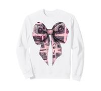 Sound Engineer Audio Sound Engineering Girl Mom Coquette Bow Sweatshirt