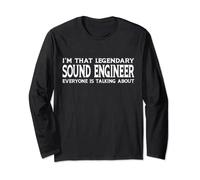 Sound Engineer Job Title Employee Funny Sound Engineer Long Sleeve T-Shirt