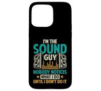 Sound Engineer Tech Husband Dad Funny DJ Disc Jockey Music Case for iPhone 15 Pro Max