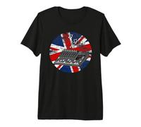 Sound Engineer UK Flag Music Producer British Musician Premium T-Shirt