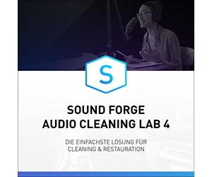 SOUND FORGE Audio Cleaning Lab 4 - The easiest solution for audio cleaning & restoration | Audio Restoration | Audio Cleaning Software | Audio Software | for Windows 10/11 PC | 1 PC License