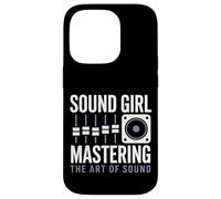 Sound Girl Mastering The Art Of Sound Audio Engineer Case for iPhone 14 Pro