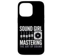 Sound Girl Mastering The Art Of Sound Audio Engineer Case for iPhone 14 Pro Max