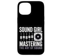 Sound Girl Mastering The Art Of Sound Audio Engineer Case for iPhone 15