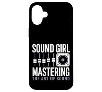 Sound Girl Mastering The Art Of Sound Audio Engineer Case for iPhone 16 Plus