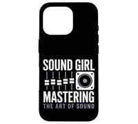 Sound Girl Mastering The Art Of Sound Audio Engineer Case for iPhone 16 Pro