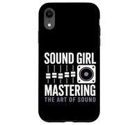 Sound Girl Mastering The Art Of Sound Audio Engineer Case for iPhone XR