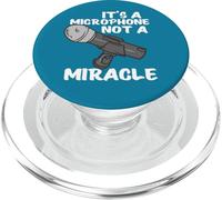 Sound Guy It's A Microphone Not A Miracle Sound Engineering PopSockets PopGrip for MagSafe
