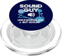 Sound Guy Like a Normal Guy But Cooler Audio Engineering PopSockets PopGrip for MagSafe