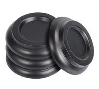 Sound harbor PA-11 Hardwood Material Black Color Piano Caster Cups Piano Pad Upright Piano Caster Cups Load Bearing Pads (Set of 4)