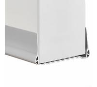 Sound Insulation and Cold Protection Door Draught Excluder, Cuttable Length for a Perfect Fit on Any Door (L Gray)