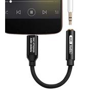 Sound Jack Adapter - Type-C Audio Connector, Stereo Output Converter | Portable High-Fidelity Noise Reduction Adapter, Type-C to 3.5mm Audio Plug for Headphones Speakers Mobile Music Listening Use