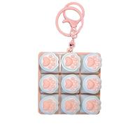 Sound Keyboard Fidget Toy,Fidget Keyboard for Stress Relief, Silent Keyboard Fidget Clicker for Office, School, Travel, Anxiety Keyboard Keychain Gift