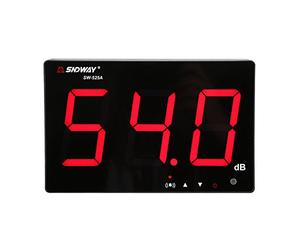 Sound Level Meter, 30~130db 9.6" LCD Display Wall Hanging Decibel Noise Measuring Tester with Alarm (SW-525A)