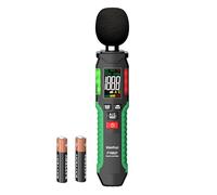 Sound Level Meter Digital Decibel Meter 30-130dB with A/C Weighted, Audio Noise Meter, Portable SPL Meter with LCD Colour Display, Data Hold, MAX Hold, Flashlight, Home Office Factory