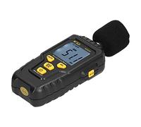 Sound Level Meter - Portable Digital Noise Meter with Backlight LCD, Real - Time Accurate dB Measurement, Thermometer Included, Data Memory Max Min Function, Pocket Size for Indo