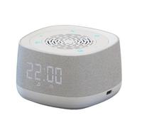 Sound Machine Alarm Clock 2-in-1 18 Soothing Sound 7 Night Light Sleep Timer Precise Volume White 30-Level Noise Machine