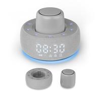 Sound Machine Alarm Clock,White Noise Alarm Clock for Bedrooms,Sound Machine with Night Light,Timer,Soothing Sound,Portable Sound Machine,Travel Sound Machine for Sleeping,for Babies,Kids,Adults