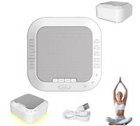 Sound Machine Solfeggio Frequencies, 28 Soothing Sounds, 3 Colors Night Light, White Noise Sound Machine, for Meditation,Sleeping,Yoga