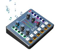 Sound Mixer for PC,Portable Noise Reduction Audio Recording Mixers | Digital Sound Interface, Flexible Mixer Sound System, Compact Live Sound Mixer for Games