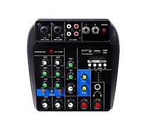 Sound Mixing Console 4 Channels 48V Built-In Delay Effect Bluetooth-Compatible Computer Recording Equipment