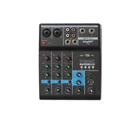 Sound Mixing Console USB Interface USB Aud-io Mixer Input F-4A Wireless 4-channel Phantom Power Monitor for Computer