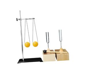 Sound Physics Teaching Education Equipment Set Designed for Classroom Experiments with Resonance Box and Tuning Forks Resonance Experiment Set
