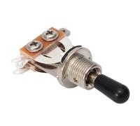 Sound Pick-up Switch Black Alloy Button for Style Guitar 3-level
