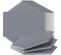 Sound Proof Panels High Density Flame Resistant Absorb Noise Eliminate Echoes for Home Office(28 Afr Grey,18 Pcs,1.2cm Medium Density)