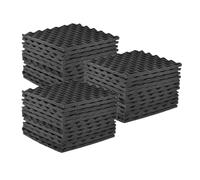 Sound proofing panels 24/36 Pack Studio Acoustic Foams Panels Sound Insulation Foam 30 * 30cm Suitable For Recording Studios Control Rooms Vocal Booth for Recording Studio(36 PCS)