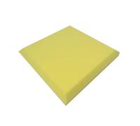 Sound Proofing Panels 4PCS 50X50cm Studio Acoustic Foam Large Size Square Soundproof Sound Absorption Treatment Insulation Flat Panels(Yellow,50x50x5cm)