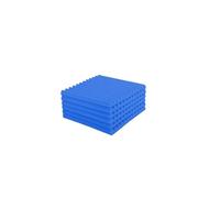 Sound Proofing Panels 50Pcs Studio Acoustic Foam Panel Soundproof Wall Noise Protective Sound Absorption Treatment Room 12" X12"X1"(Blue)