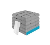Sound Proofing Panels 6/12/24 Pcs Acoustic Foam Panels Home Studio Room Doors Self-adhesive Wall Soundproof Padding Decoration(Grey,24 Pcs,High Density)