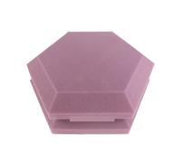 Sound Proofing Panels 6/12Pack Hexagonal Acoustic Foam Retardant Studio Noise Insulation Sound Absorption Treatment Panels 2 Inches Thickness(Purple,12PACK)