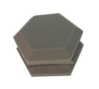Sound Proofing Panels 6/12Pack Hexagonal Acoustic Foam Retardant Studio Noise Insulation Sound Absorption Treatment Panels 2 Inches Thickness(Grey,12PACK)