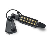Sound Quality/volume Dual Adjustment Folk Guitar Pickup No Need To Open The Sound Hole Pickup(Bk)