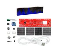 Sound Reactive LED Clock With Music Spectrum Display & Soldering Practice For Enthusiasts Electronic Soldering Kit