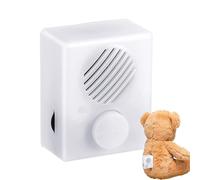 Sound Recorder - Battery Operated White Voice Recorder - 360 Seconds Stuffed Toy Button, Voice Message Sound Module for Kids Doll Toy, And Pillow