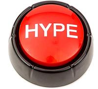 Sound RX The Hype Button | Hip Hop Air Horn Sound Effect Button (Batteries Included)