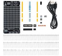 Sound Sensitive LED Music Visualizer Electronic Kit for Educational Projects and Real Time Rhythm Light Pattern Generation (kit)