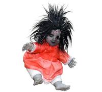 Sound Sensoring Sitting Ghosty Figure Glowing Face And Bone Chilling Noises For Houses Porch Decoration