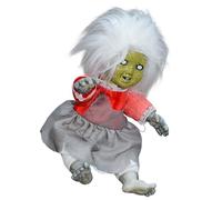 Sound Sensoring Sitting Ghosty Figure Glowing Face And Bone Chilling Noises For Houses Porch Decoration Scary Decorations Glowing Face