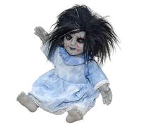 Sound Sensoring Sitting Ghosty Figure Glowing Face And Bone Chilling Noises For Houses Porch Decoration